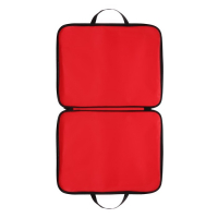 Папка для чертежей и рисунков А3, 470 х 350 х 20 мм, с ручками, текстильная, Calligrata Стандарт, Красная, плотность 600D