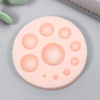 Молд силиконовый "Полусферы" (10шт) от 3мм до 2,1см МИКС Молд силиконовый "Полусферы" (10шт) от 3мм до 2,1см МИКС