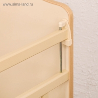 Детская кроватка &laquo;Мишутка&raquo; на колёсах или качалке, цвет бежевый