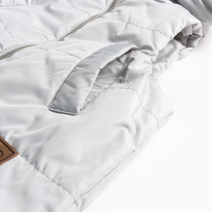 Жилет детский Единорожка, цвет серый/розовый, рост 92 см