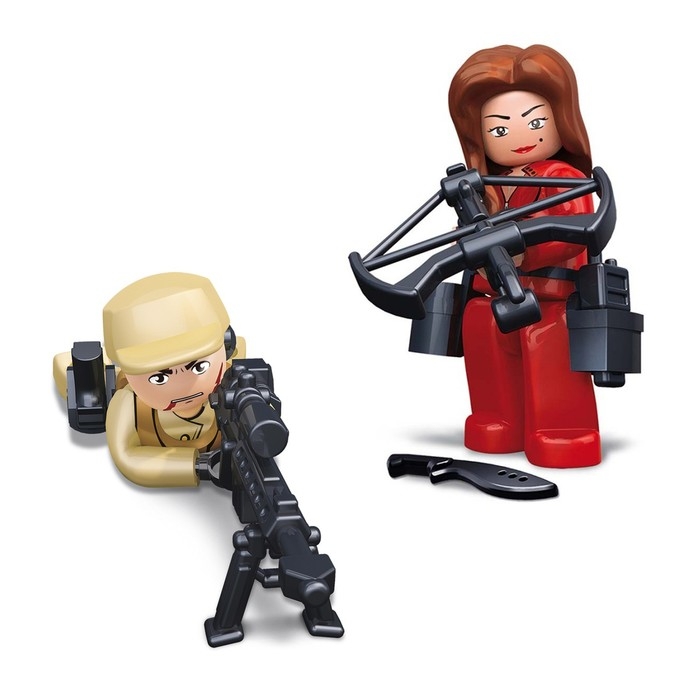 Конструктор фигурки «Полиция и грабители», 1 шт., МИКС Конструктор фигурки «Полиция и грабители», 1 шт., МИКС