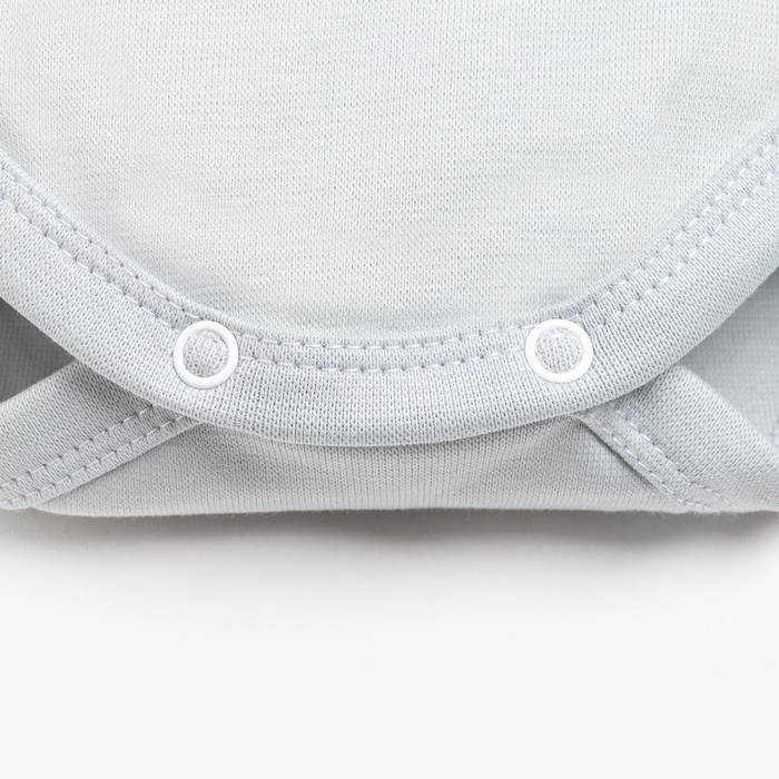 Боди детское Крошка Я &laquo;Мой первый НГ&raquo;, рост 80-86 см, цвет серый