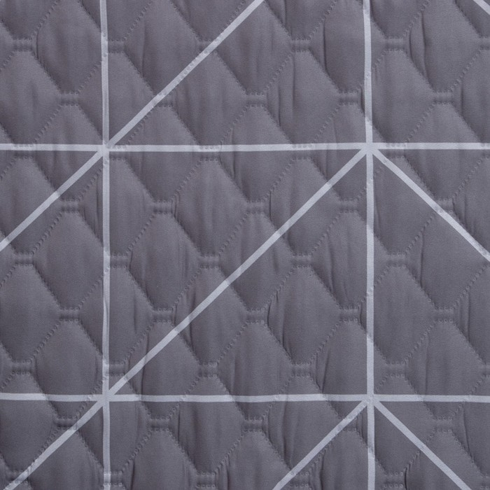 Покрывало "Этель" 2 сп Grey haze, 180х210&plusmn;5 см, микрофибра