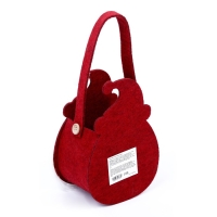 Новогодняя корзинка для декора &laquo;Дед Мороз&raquo; 12,5 &times; 8,5 &times; 24 см