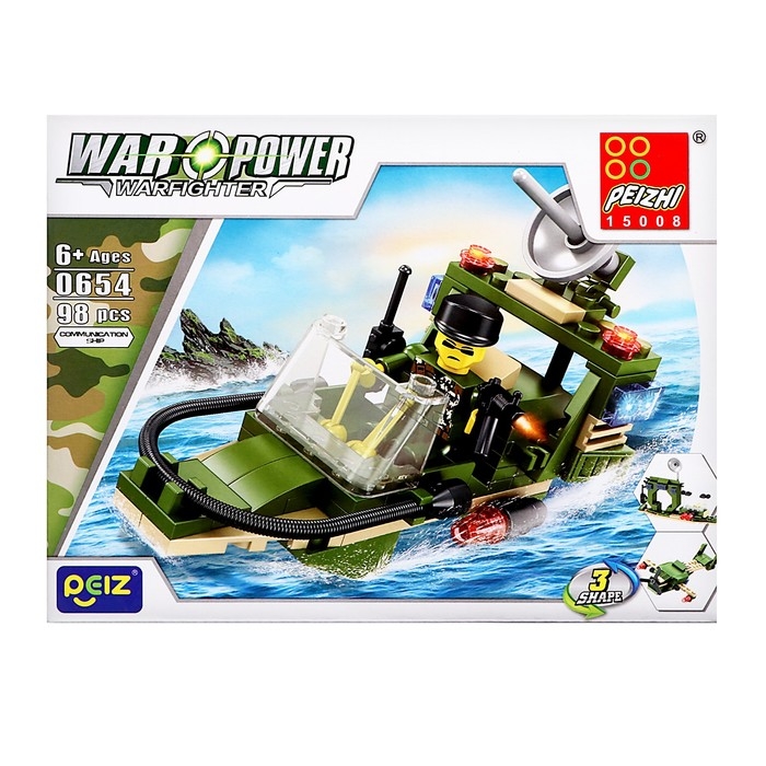 Конструктор 8 в 1 Военные &laquo;Боевая часть&raquo;, 8 видов МИКС