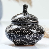 Сахарница "Орнамент" 0,35л / 11х11см, мрамор Сахарница "Орнамент" 0,35л / 11х11см, мрамор