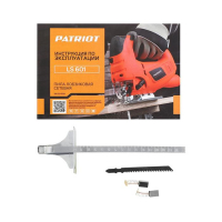 Лобзик PATRIOT LS601, 690 Вт, 0-3000 ход/мин, ход пилки 20 мм, пропил 65 мм, 4 позиции Лобзик PATRIOT LS601, 690 Вт, 0-3000 ход/мин, ход пилки 20 мм, пропил 65 мм, 4 позиции