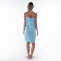 Полотенце банное Этель &laquo;Парео&raquo; с карманом 80*140 см. цв.небесный, 100% хл, вафля 240 г/м2