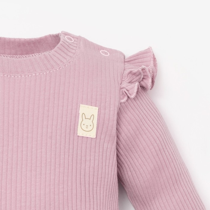 Костюм: джемпер и леггинсы Крошка, Я BASIC LINE, рост 74-80 см, розовый