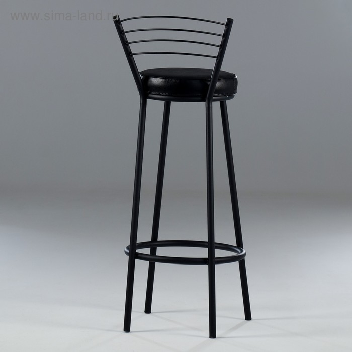 Стул барный "Бари премиум", Черный/Черный