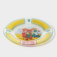 Тарелка стеклянная &laquo;Три Богатыря. Царевны&raquo;, d=19,5 см