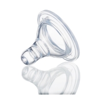 Соска на бутылочку, антиколиковая, от 3 мес., широкое горло, Baby 1, средний поток, &Oslash;50 мм., 2 шт.