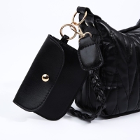 Сумка кросс-боди на молнии, цвет чёрный