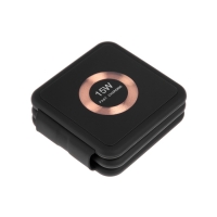 Беспроводная зарядка 3 в 1 H39, 15 W, подсветка, поддержка MagSafe, складная, стекло, чёрная Беспроводная зарядка 3 в 1 H39, 15 W, подсветка, поддержка MagSafe, складная, стекло, чёрная