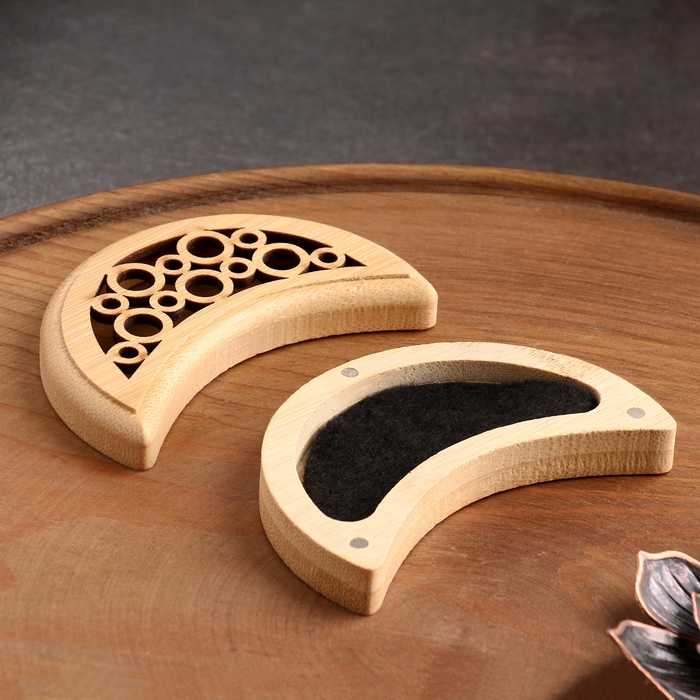 Набор благовоний с подставкой "Месяц", чёрный