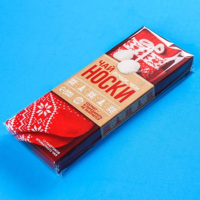 Чайные пакетики &laquo;Носки&raquo;, 12 шт. х 1,8 г.