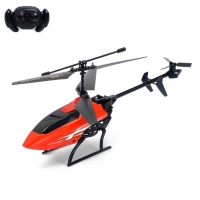 Вертолёт радиоуправляемый «Эксперт», работает от аккумулятора, цвет красный Вертолёт радиоуправляемый «Эксперт», работает от аккумулятора, цвет красный