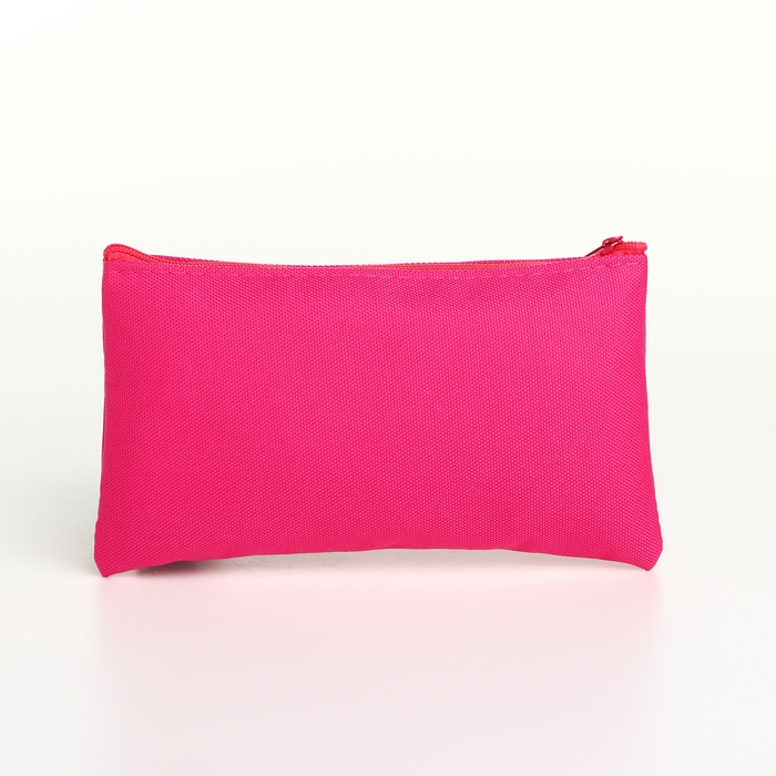 Косметичка на молнии, цвет розовый