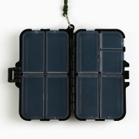 Контейнер для рыболовных снастей на веревке «Мастер своего дела», 11 х 7 х 3,2 см Контейнер для рыболовных снастей на веревке «Мастер своего дела», 11 х 7 х 3,2 см