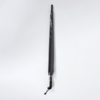 Зонт - трость полуавтоматический &laquo;Однотонный&raquo;, 16 спиц, R = 59/70 см, D = 140 см, цвет чёрный