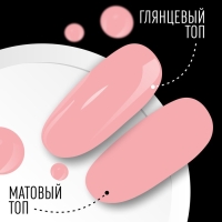 Гель лак для ногтей, &laquo;CLASSIC COLORS&raquo;, 3-х фазный, 8мл, LED/UV, цвет розовый румянец (46)