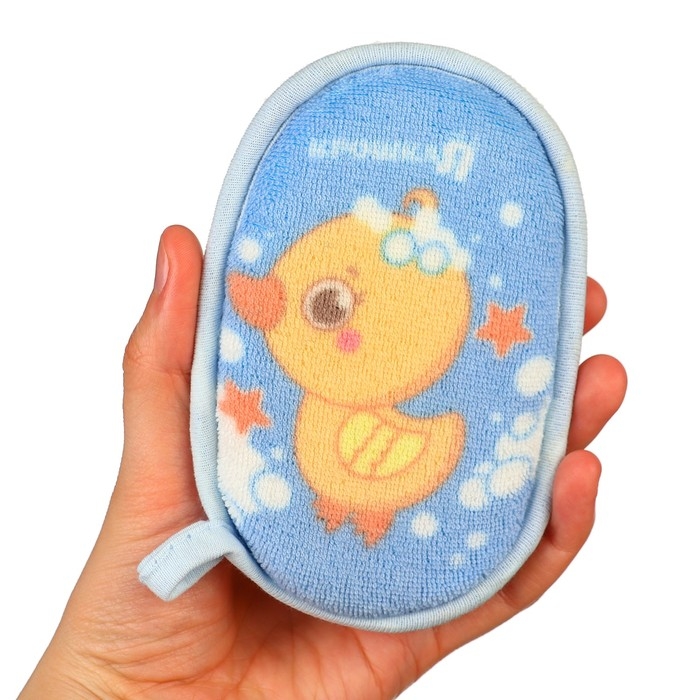 Мочалка детская, махровая &laquo;Уточка&raquo;