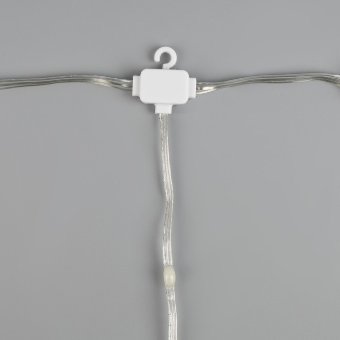 Умная гирлянда «Занавес» 2 × 2 м роса, IP20, серебристая нить, 400 LED, приложение, свечение RGB, USB Умная гирлянда «Занавес» 2 × 2 м роса, IP20, серебристая нить, 400 LED, приложение, свечение RGB, USB