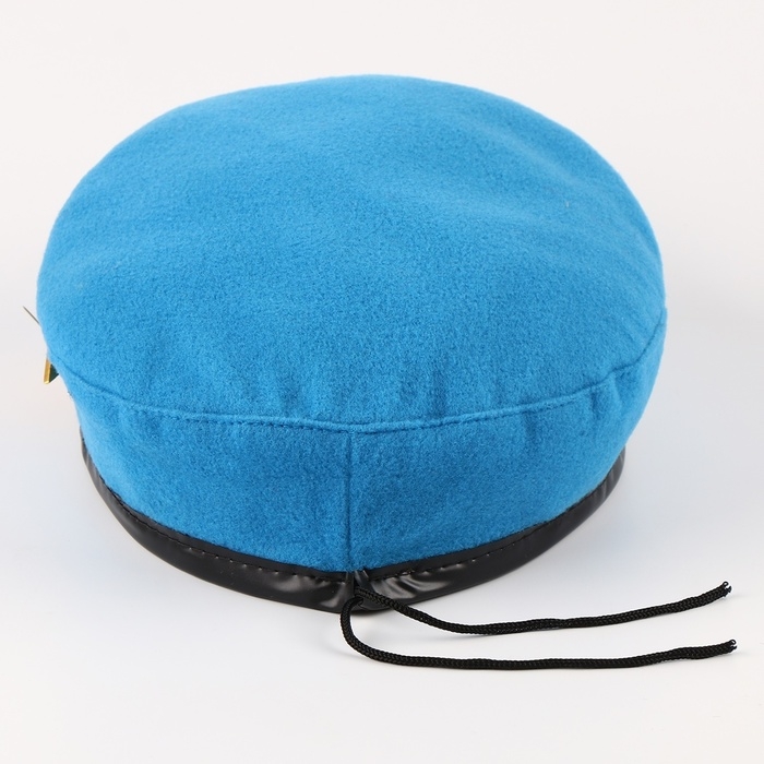 Карнавальный набор «Сильный солдат» голубой берет, размер 54-56, значок, флажок Карнавальный набор «Сильный солдат» голубой берет, размер 54-56, значок, флажок