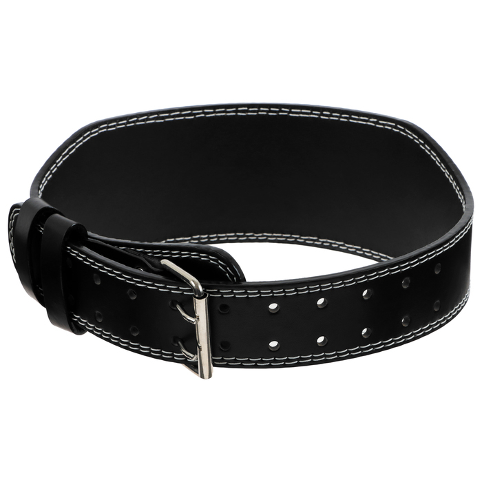 Пояс для тяжёлой атлетики ONLYTOP 130 см, искусственная кожа, цвет чёрный Пояс для тяжёлой атлетики ONLYTOP 130 см, искусственная кожа, цвет чёрный