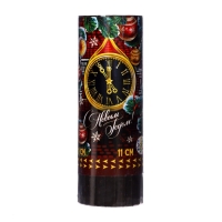 Новогодняя пружинная поворотная хлопушка &laquo;С Новым годом!&raquo;, куранты, 11 см