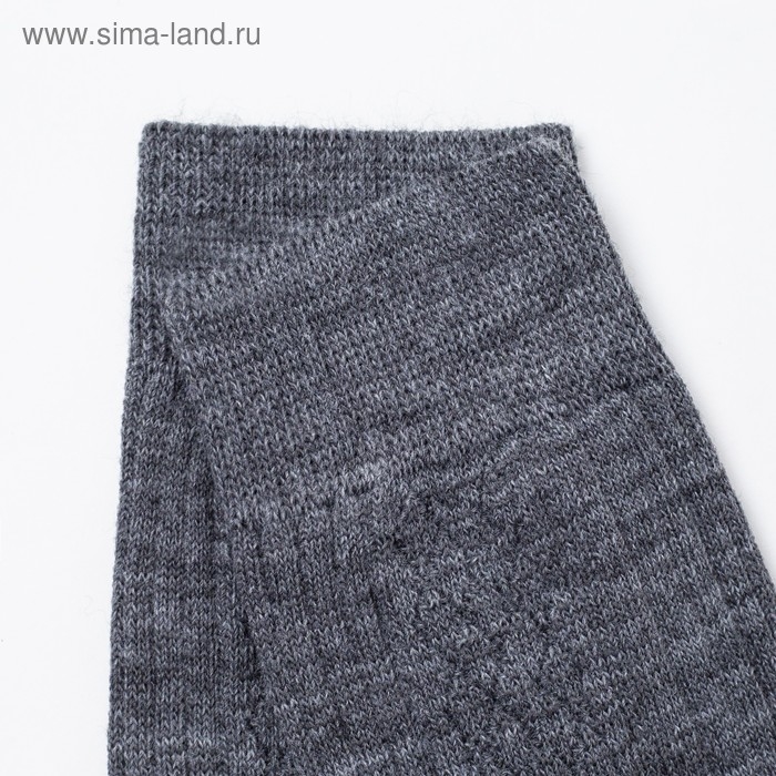 Носки мужские тёплые, цвет асфальт, размер 25