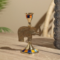 Подсвечник "Слон" 15 см, латунь Подсвечник "Слон" 15 см, латунь