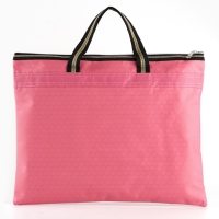 Папка для документов с ручками на молнии А4 Family documents, розовая, 36 х 29 см.