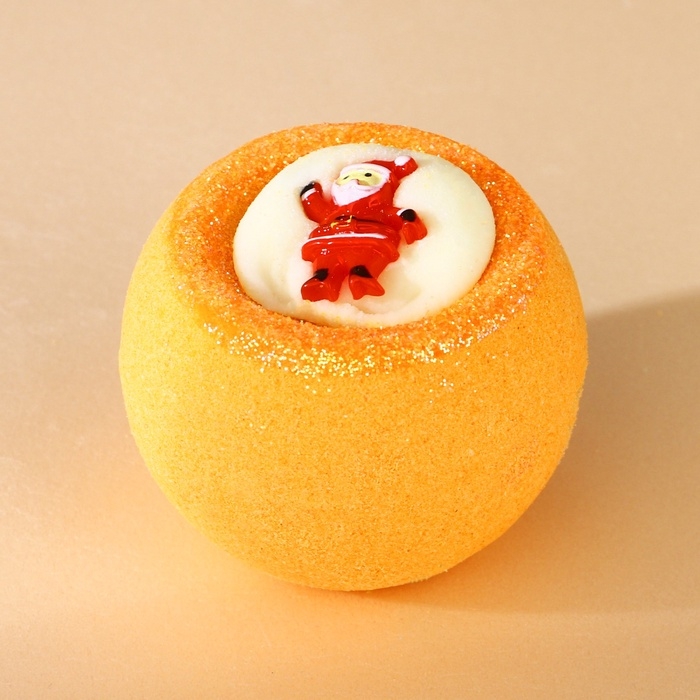 Новый Год. Бомбочка для ванны с игрушкой, 140 г, микс