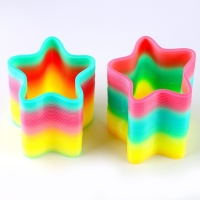 Новогодний подарок. Пружинка - радуга &laquo;Дракоша&raquo;, в форме звезды, цвета МИКС, d = 5 см, в коробке