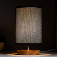 Лампа настольная 16494/1BK E27 40Вт черный 13,5х13,5х28 см RISALUX