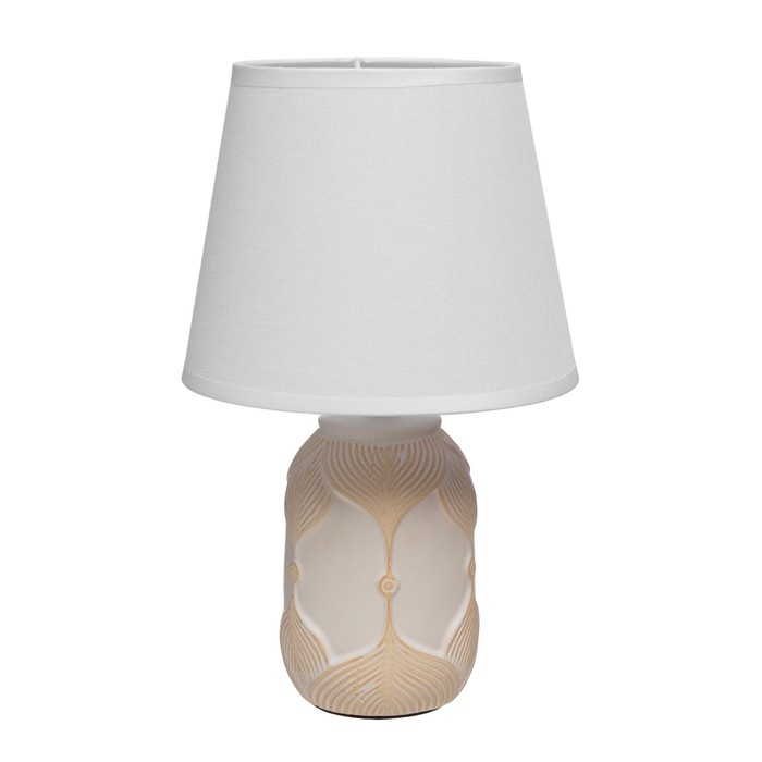 Настольная лампа "Анфия" Е14 40Вт белый 20х20х32 см