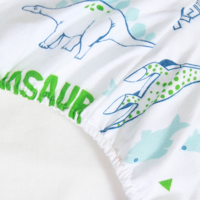 Комплект постельного белья Комплект постельного белья "Крошка Я" Hello, Dino 112*147 см, 60*120+20 см, 40*60 см, 100% хлопок