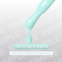 Гель лак для ногтей &laquo;SIMPLE&raquo;, 3-х фазный, 10 мл, LED/UV, цвет (284)
