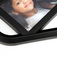 Фоторамка пластик на 4 фото 10х15 см "Песочные часы" чёрная 38x38 см Фоторамка пластик на 4 фото 10х15 см "Песочные часы" чёрная 38x38 см