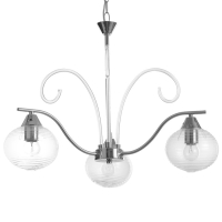 Люстра "Харми" 3хE27 40Вт серебро 58х58х41 см BayerLux Люстра "Харми" 3хE27 40Вт серебро 58х58х41 см BayerLux