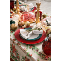 Скатерть новогодняя Этель &laquo;Новогоднее настроение&raquo; 147х180 см,100% хл,саржа 190гр/м2 с ГМВО