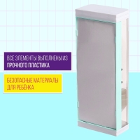 Набор мебели для кукол &laquo;Уборная&raquo;, душ, унитаз, цвет зелёный