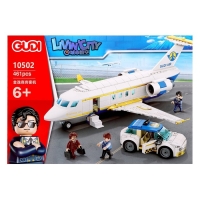 Конструктор Город &laquo;Частный самолёт&raquo;, 461 деталь