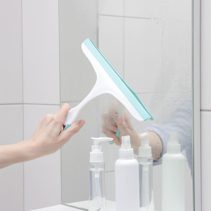 Водосгон с изогнутой ручкой Доляна, 23×20 см, 5 см цвет белый Водосгон с изогнутой ручкой Доляна, 23×20 см, 5 см цвет белый