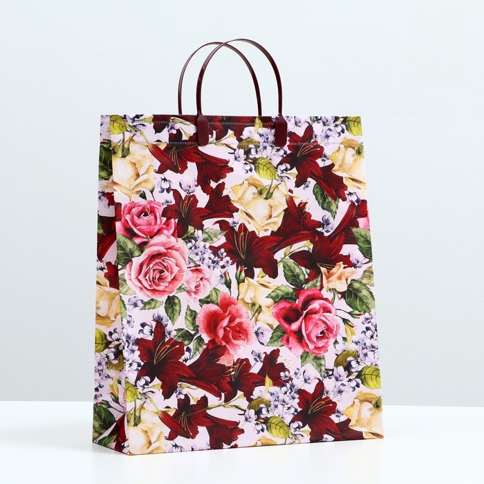 Пакет Пакет "Бордо", мягкий пластик, 37 x 32 см, 120 мкм