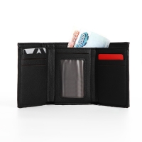 Портмоне мужское на магните, отдел для купюр, для карт, для монет, цвет чёрный Портмоне мужское на магните, отдел для купюр, для карт, для монет, цвет чёрный