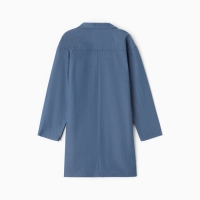 Рубашка для девочки MINAKU: Jeans collection, цвет голубой, рост 116 см Рубашка для девочки MINAKU: Jeans collection, цвет голубой, рост 116 см