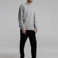 Толстовка Spider 260 серый меланж, размер M