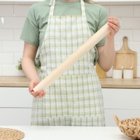 Скалка прямая Доляна, 50&times;4.3 см, берёза